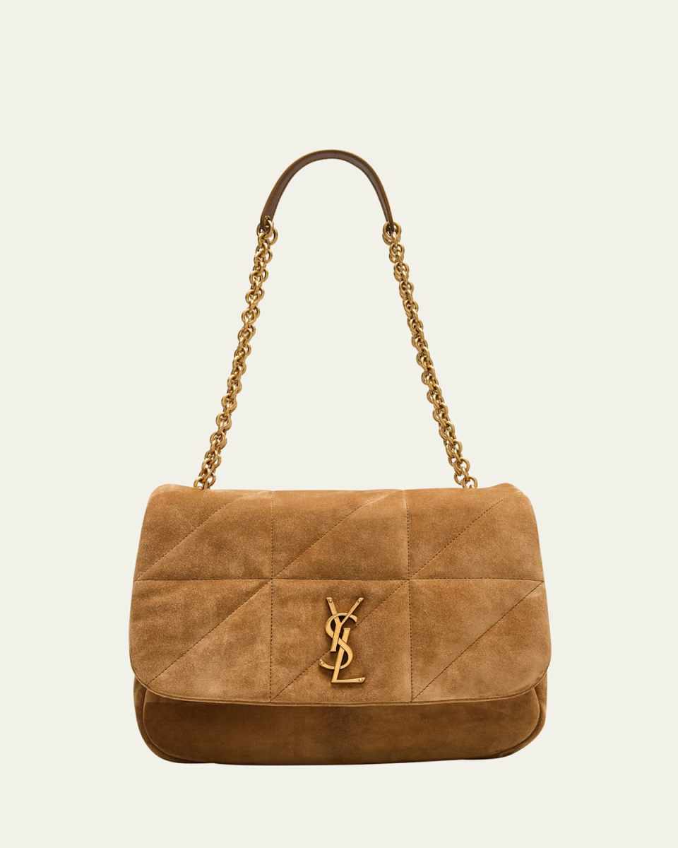 Jamie 4.3 Medium Quilted Suede Shoulder Bag